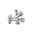 ორმაგი ვენტილი Albertoni 1/2x1/2x3/4