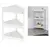 Shelf with 3 Tiers White Sev Plastik SP314 Shelf with 3 Tiers White Sev Plastik SP314