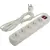 Extension cord  DEFENDER S530 5 sectional with grounding 3 m white Extension cord  DEFENDER S530 5 sectional with grounding 3 m white