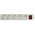 Extension cord  DEFENDER S530 5 sectional with grounding 3 m white Extension cord  DEFENDER S530 5 sectional with grounding 3 m white