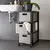 Chest of drawers Rotho 3 x A4 with wheels COUNTRY anthracite cappuccino