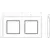 Frame Ospel Aria R-2U/33 2 sectional black Frame Ospel Aria R-2U/33 2 sectional black