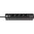 დამაგრძელებელი 4 Brennenstuhl 1,5მ 2 USB ამომრთველი შავი