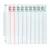 Sectional aluminum radiator KFA G500F white