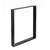 Table leg REI rectangle black 5-913.6071.18P 710х600 mm Table leg REI rectangle black 5-913.6071.18P 710х600 mm