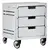 Chest of drawers 3 on wheels Aleana 169092