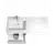 აბაზანის ტუმბო ხელსაბნით მარცხენა WING 60-W L white Rodeo-120 L სარეცხი მანქანისთვის აბაზანის ტუმბო ხელსაბნით მარცხენა WING 60-W L white Rodeo-120 L სარეცხი მანქანისთვის