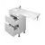აბაზანის ტუმბო ხელსაბნით მარცხენა WING 60-W L white Rodeo-120 L სარეცხი მანქანისთვის აბაზანის ტუმბო ხელსაბნით მარცხენა WING 60-W L white Rodeo-120 L სარეცხი მანქანისთვის