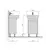 აბაზანის ტუმბო ხელსაბნით Nice Loft 50 grey/white Solo 50 სმ აბაზანის ტუმბო ხელსაბნით Nice Loft 50 grey/white Solo 50 სმ
