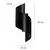 Wall lamp EMIBIG SPINER G9 1x MAX 60W black Wall lamp EMIBIG SPINER G9 1x MAX 60W black