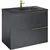 Bathroom furniture without washbasin Elita SOHO black Matt 80 cm