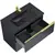 Bathroom furniture without washbasin Elita SOHO black Matt 80 cm