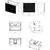 Bathroom furniture without washbasin Elita SOHO black Matt 80 cm