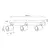 სპოტი Milagro ML0681 Volf 3 GU10 შავი