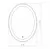 სარკე Silver Mirrors Italy ,570x770 მმ,სენსორული