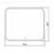 სარკე Silver Mirrors Stiv 800x680 მმ,სენსორული