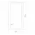 სარკე Silver Mirrors Efes 500x950 მმ