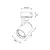სპოტი Milagro ML0676 Volf 1 GU10 თეთრი