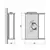 Cabinet with mirror ST-50 white 53x76x15 см Cabinet with mirror ST-50 white 53x76x15 см