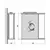 Cabinet with mirror ST-60 white 62x76x15 cm Cabinet with mirror ST-60 white 62x76x15 cm