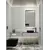 სარკე შავი უკონტაქტო სენსორით Silver Mirrors Incanto 600х1000