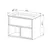 Bathroom furniture with washbasin MARTAT Valeria 80 Green 80 cm Bathroom furniture with washbasin MARTAT Valeria 80 Green 80 cm