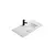 Furniture washbasin Pate 9080M Glossy white