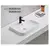 Furniture washbasin Pate 9595B(50) Glossy white Furniture washbasin Pate 9595B(50) Glossy white