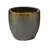 Горшок керамический Mega Collections Glazed Egg Pot Bronze 38x32см 39л