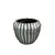 ქოთანი კერამიკული Mega Collections Ide Rib Cone Pot Ice D18.5H16