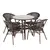 Garden furniture set table and 4 chairs ZT-0152B