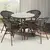 Garden furniture set table and 4 chairs ZT-0152B