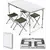 Garden furniture set folding