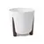 Flower pot white Lamela FRIDA 340 round planter