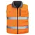 Warm double-sided waistcoat Coverguard 7HWGO M orange