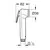 Hygienic shower head Grohe VITALIO TRIGGER SPRAY BL 26351000