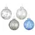 ნაძვისხის ბურთი  Baubles glass glitter