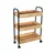 Bathroom shelf Bisk Plain Black Bamboo