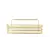 Bathroom shelf rectangle Bisk Niagara Gold