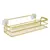 Bathroom shelf rectangle Bisk Niagara Gold