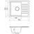 Kitchen sink Vankor Lira LMP 02.55 beige