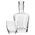 Whiskey glasses/decanter set AMBITION