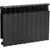Радиатор секционный,алюминиевый KFA Armatura G500F черный
