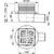 Трап сливной Alcadrain APV26 105x105/50 мм
