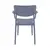 Стул серый Loft 82x53x54 см