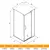 Shower corner Alex Baitler AB244-120 120x90x200 cm