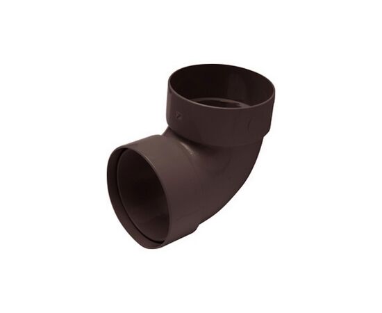 Branch pipe double box RainWay 75 mm 67° brown