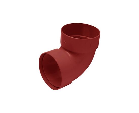 Branch pipe double box RainWay 75 mm 67° red