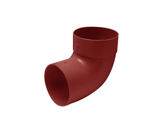 Branch pipe single coupling RainWay 100 mm 67° red