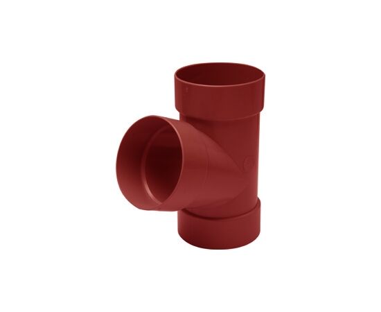 Tee pipe RainWay 75 mm 67° red